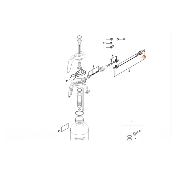 STIHL  Dysza o płaskim profilu strumienia 110-02 4255 502 1001